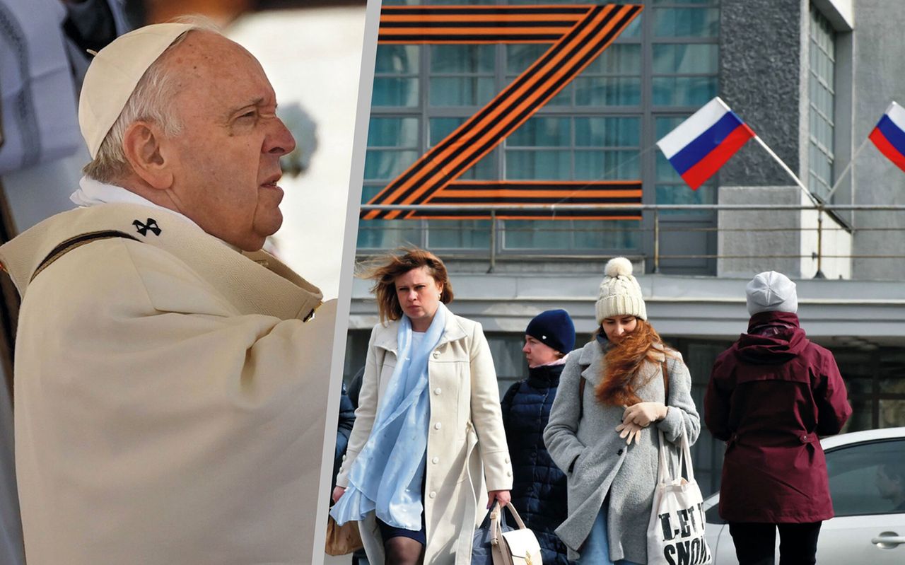 Papież o wojnie w Ukrainie. "Bezsensownie rozpętana". Znów nie wskazał Rosji
