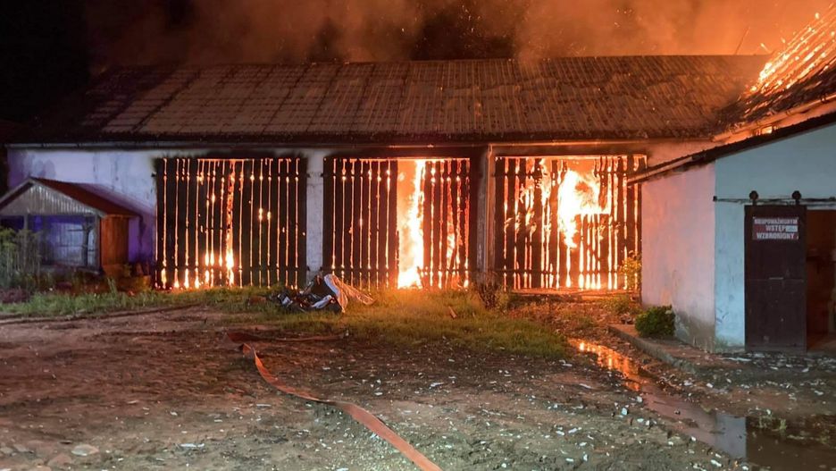 Żukowo. Tragiczny pożar gospodarstwa. Spłonęły zwierzęta 