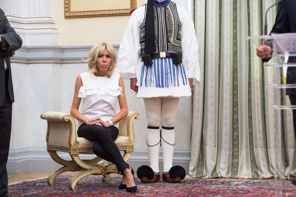 Brigitte Macron w Grecji