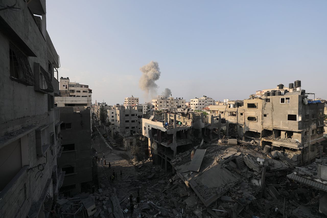 Destroyed Gaza Strip