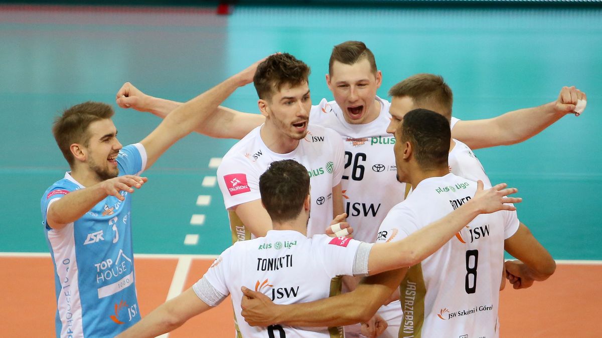 WP SportoweFakty / Monika Pliś / Na zdjęciu: siatkarze Jastrzębskiego Węgla