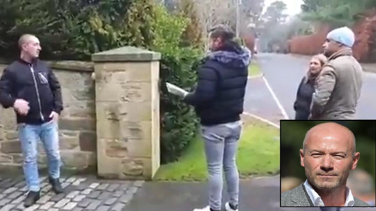 Twitter / East News / Richard Lee / BPI / Twitter / Na zdjęciu: antyszczepionkowcy chcieli odwiedzić Shearera