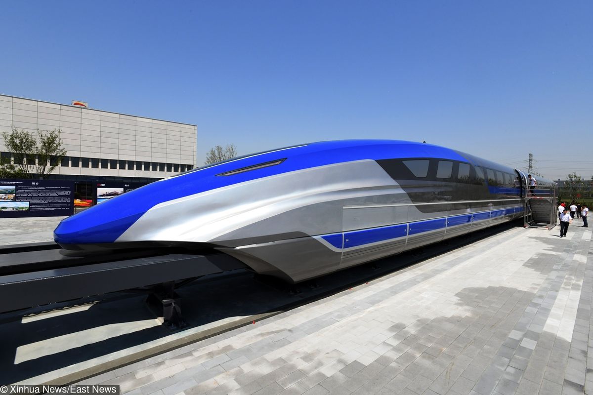Pociąg, który może pojechać 600 km/h. "Komfort jak w samolocie"