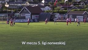 #dziejesiewsporcie: "Krzyżak" zza pola karnego. Niezwykły gol w 5. lidze norweskiej