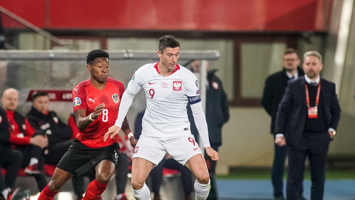 PAP/EPA / Na zdjęciu: David Alaba (z lewej)) i Robert Lewandowski