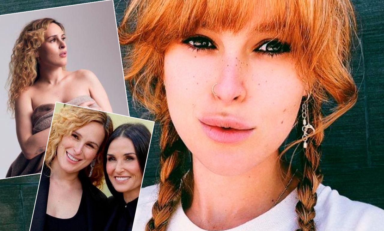 Rumer Willis w ciążowej sesji. Wygląda zupełnie jak jej mama Demi Moore?