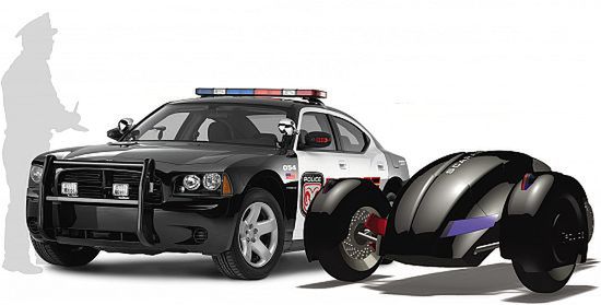Scarab - autonomiczny i elektryczny pojazd do policyjnych pościgów 2