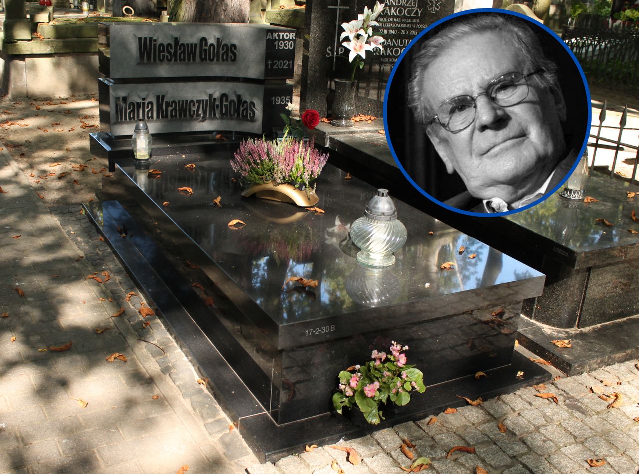 W roli Tomka Czereśniaka znał go każdy. Grób Wiesława Gołasa przyciąga wzrok