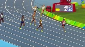 Lekkoatletyka, 400 m (półfinał): bieg Patrycji Wyciszkiewicz
