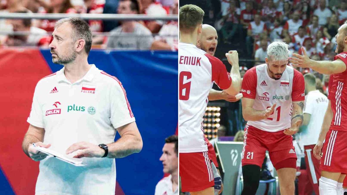 Zdjęcie okładkowe artykułu: WP SportoweFakty / Michał Mieczkowski oraz Monika Pliś / Na zdjęciu: Nikola Grbić oraz reprezentacja Polski podczas MŚ 2022