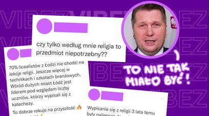 Jak mogą decydować, to rezygnują z religii. Młodzi odwracają się od wiary, a nasi biskupi będą pytali papieża dlaczego