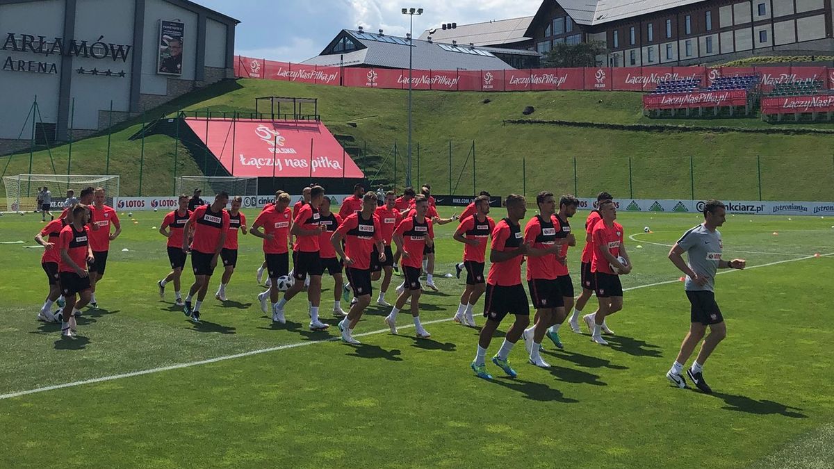 WP SportoweFakty / Na zdjęciu: trening reprezentacji Polski w Arłamowie 