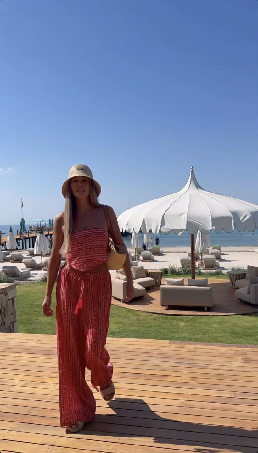 Małgorzata Rozenek nadaje z rodzinnych wczasów w Turcji