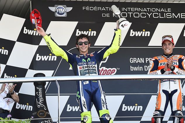 Valentino Rossi powrócił na podium MotoGP.