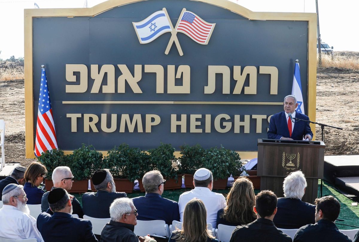 Izrael buduje "Wzgórza Trumpa". Netanjahu dziękuje za pomoc w wyborach, ale potrzebuje więcej