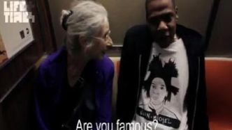 Jay-Z jedzie na koncert metrem... "Pan jest sławny?"