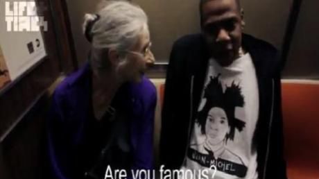 Jay-Z jedzie na koncert metrem... "Pan jest sławny?"