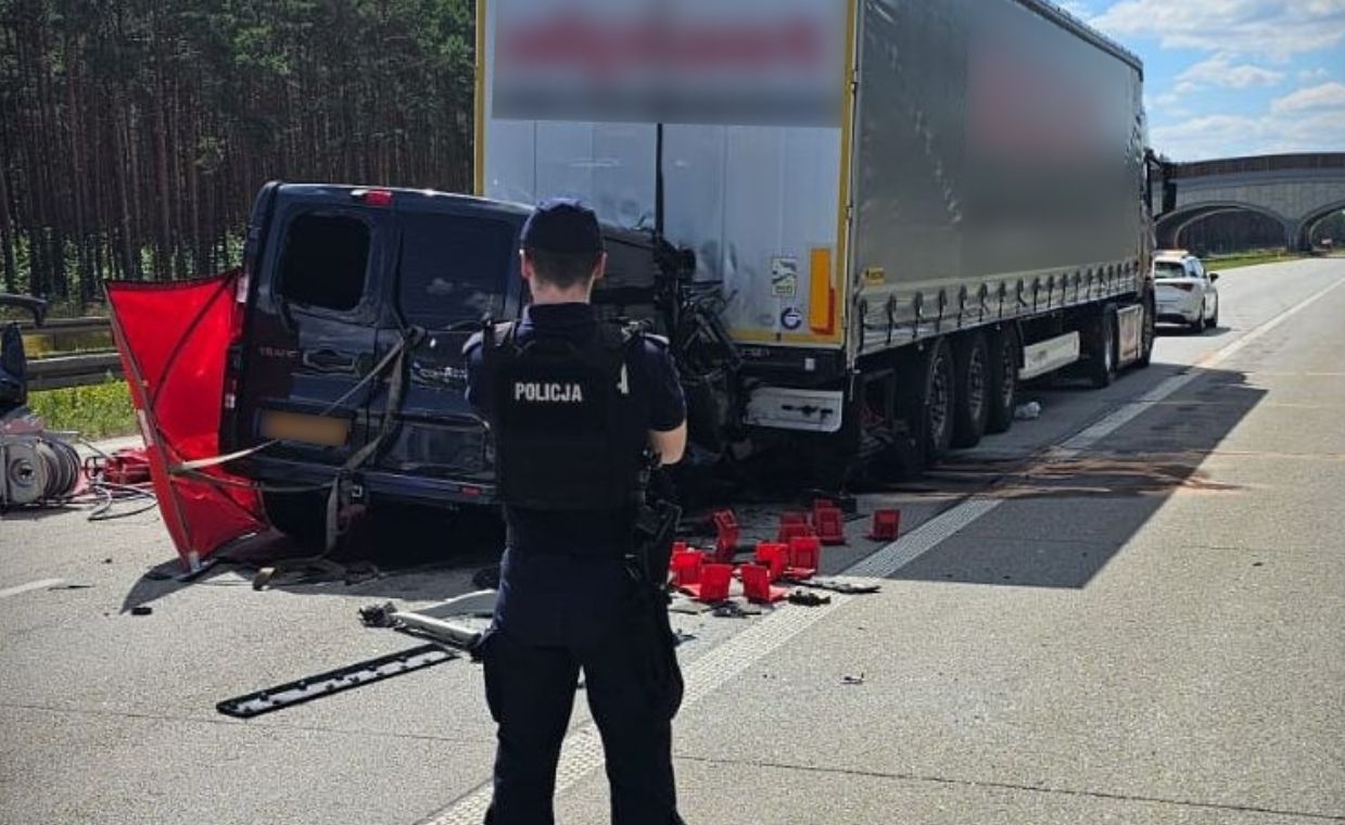 Śmiertelny wypadek na A2 koło Słubic