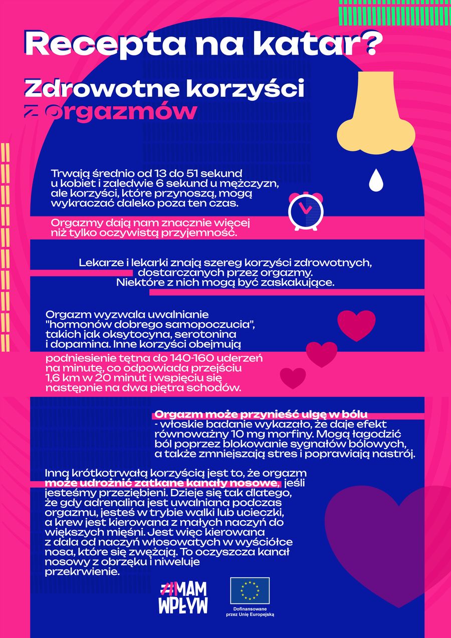 Korzyści zdrowotne z orgazmów