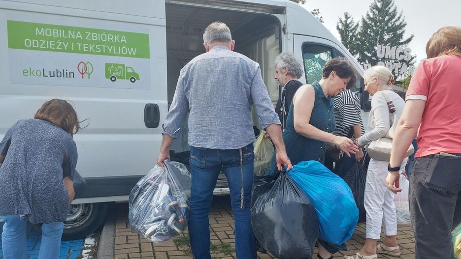 Trzecia mobilna zbiórka odpadów tekstylnych w Lublinie