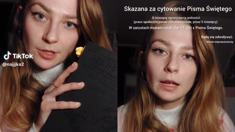 Katolicka tiktokerka usłyszała wyrok