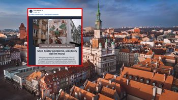 Zamiast ciepła - mural na ścianie. Szok w Poznaniu