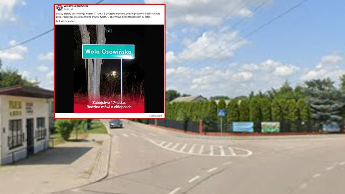 W Woli Osowińskiej doszło do tragedii.