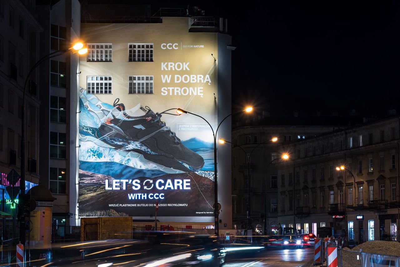 LET’S CARE WITH CCC – WYJĄTKOWY MURAL W CENTRUM WARSZAWY