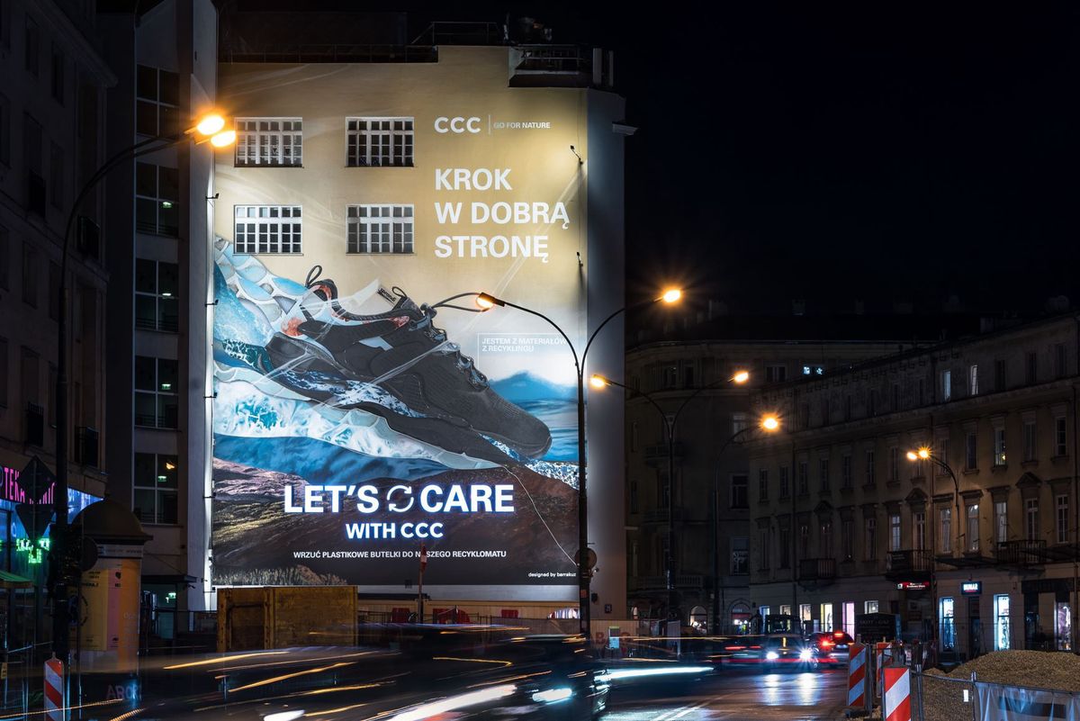 LET’S CARE WITH CCC – WYJĄTKOWY MURAL W CENTRUM WARSZAWY