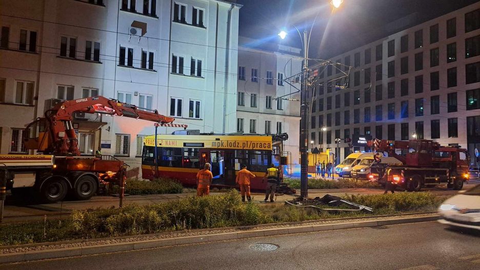 Po wypadku oczom łodzian ukazał się wstrząsający widok