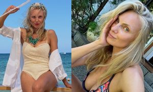 Sylwia Gliwa w brokatowym STROJU KĄPIELOWYM eksponuje zgrabne nogi podczas wakacji na Sycylii (ZDJĘCIA)