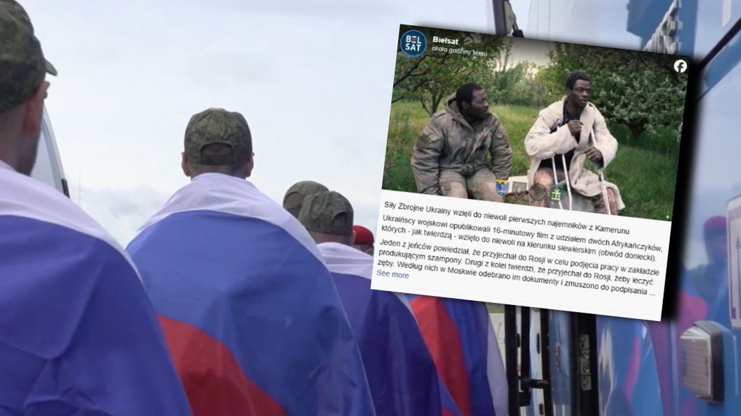 Kameruńscy najemnicy wzięci do niewoli