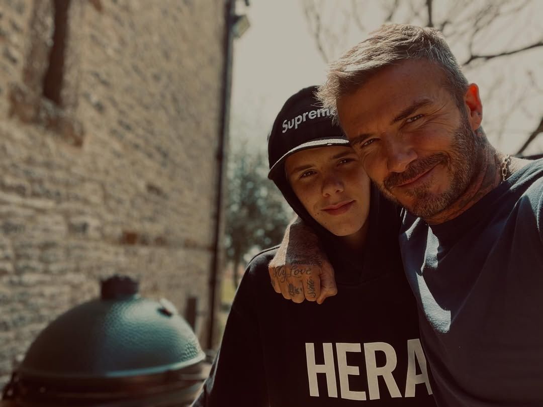 David Beckham świętuje Dzień Ojca