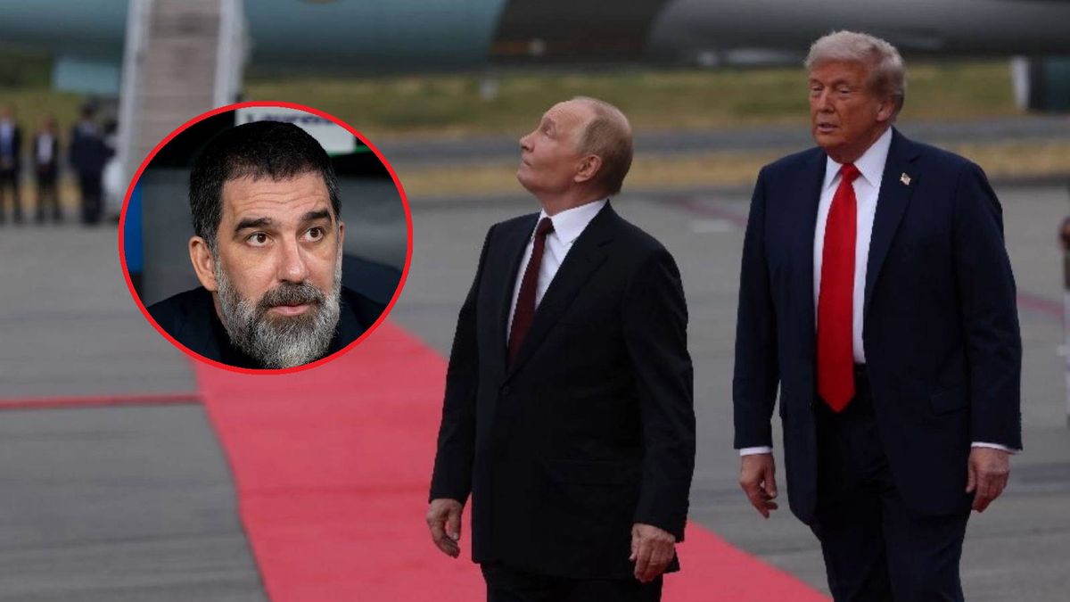 Getty Images / Contributor/Getty Images/Marcin Golba/NurPhoto via Getty Images / Na dużym zdjęciu  Władimir Putin i Donald Trump, na małym Arda Turan