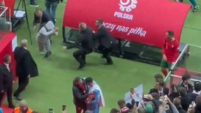 W ostatniej chwili go zatrzymali. Nagrał, co się działo po meczu