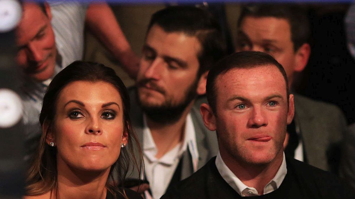 Wayne Rooney i jego żona Coleen