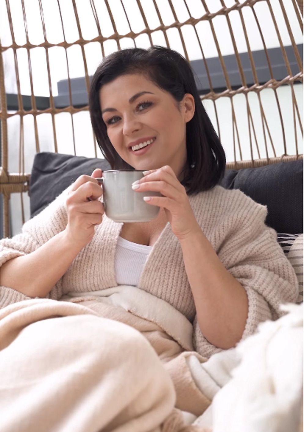 Katarzyna Cichopek urządziła balkon na wiosnę