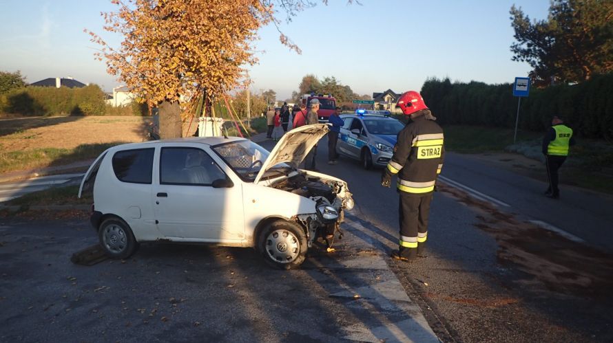 Starachowice: Wypadek z udziałem motocyklisty