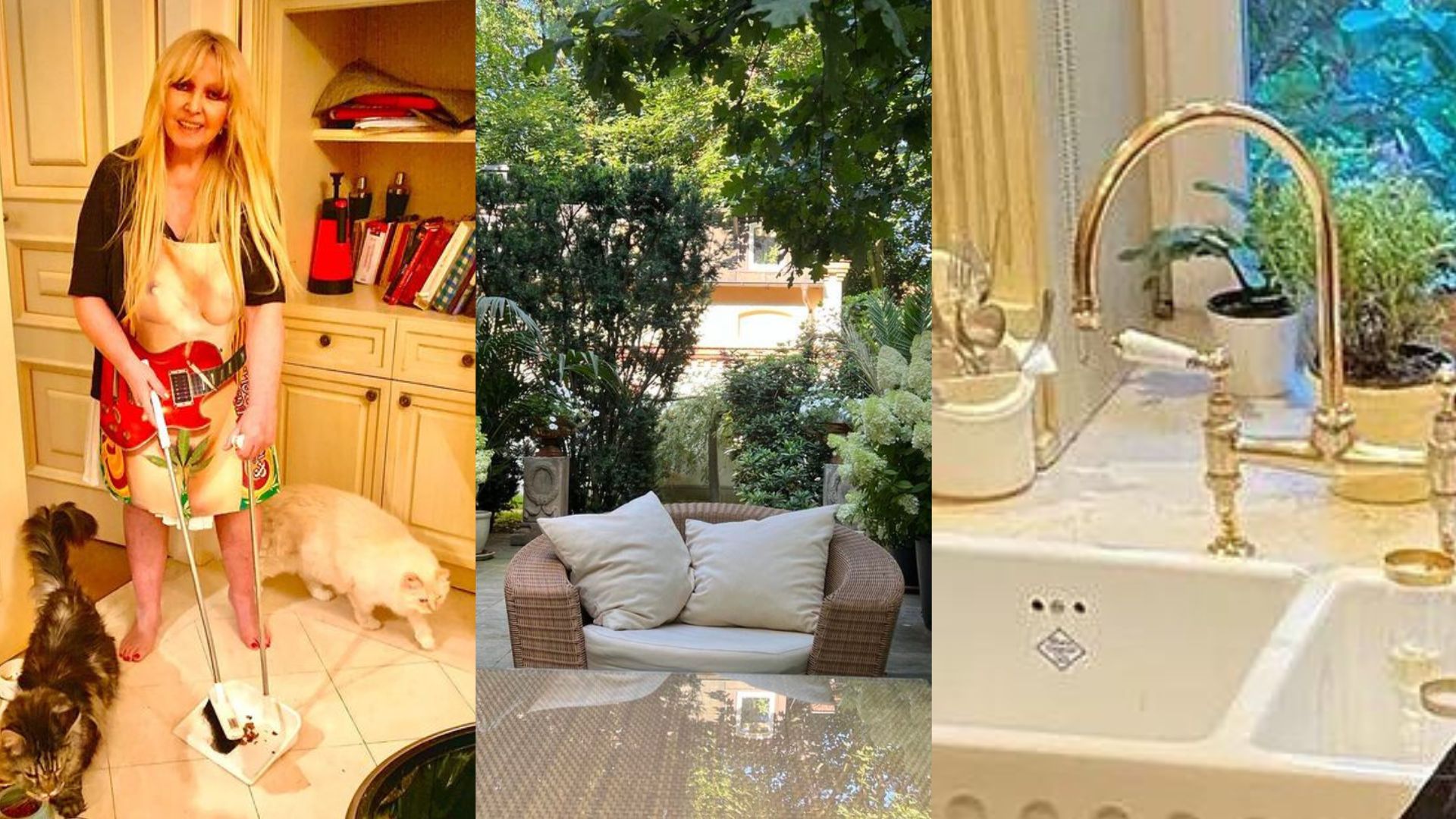 Tak urządziła się Maryla Rodowicz: ogród pełen palm, marmurowe blaty, złote krany... Willa w Konstancinie kipi luksusem (ZDJĘCIA)