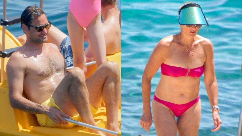 Roger Federer z żoną