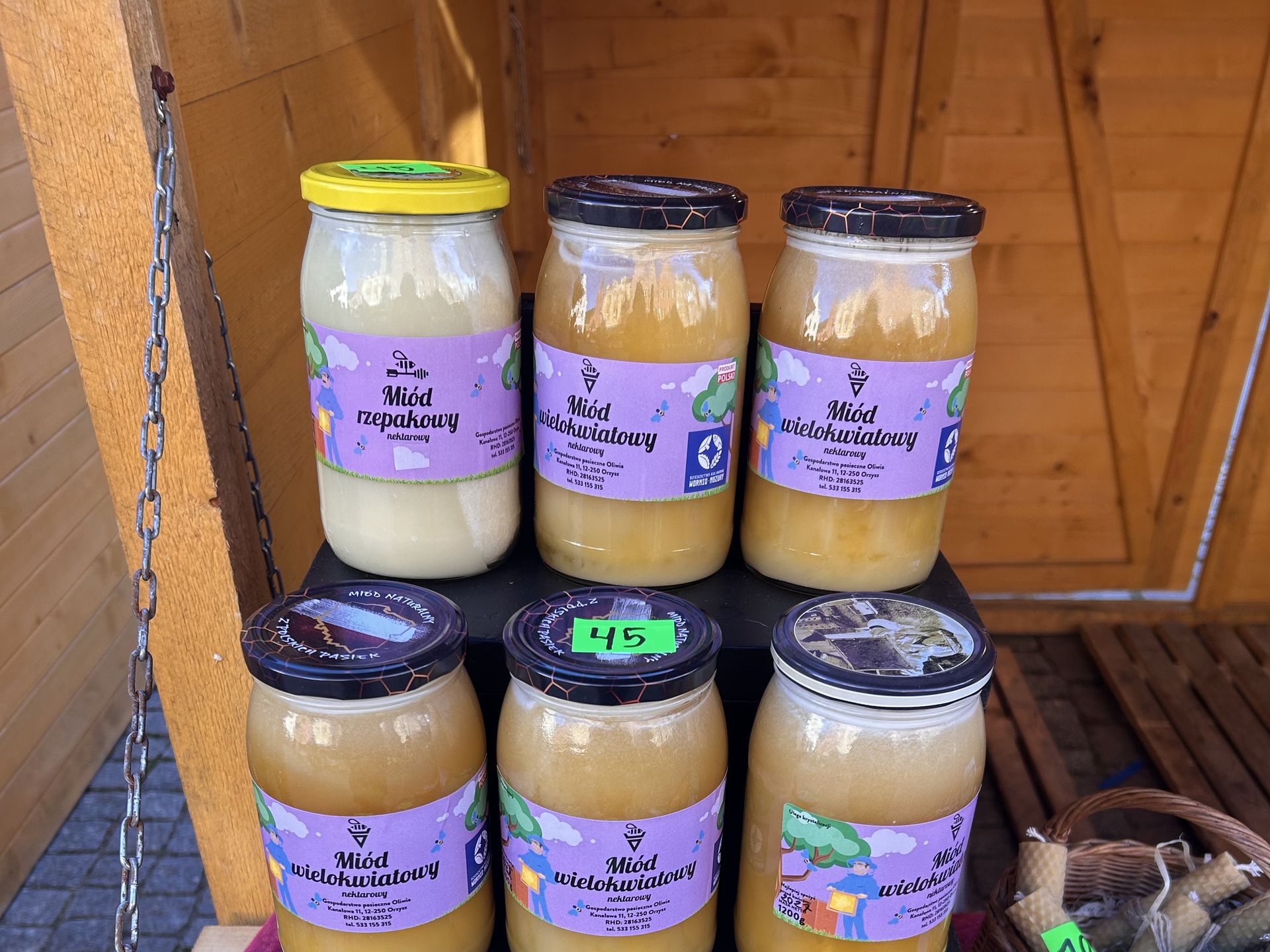 Stoiska na olsztyńskim jarmarku 