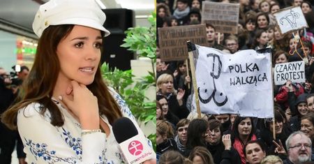Krupińska o Czarnym Proteście: "Nie usunęłabym dziecka. NIE JESTEM ZA ABORCJĄ!"