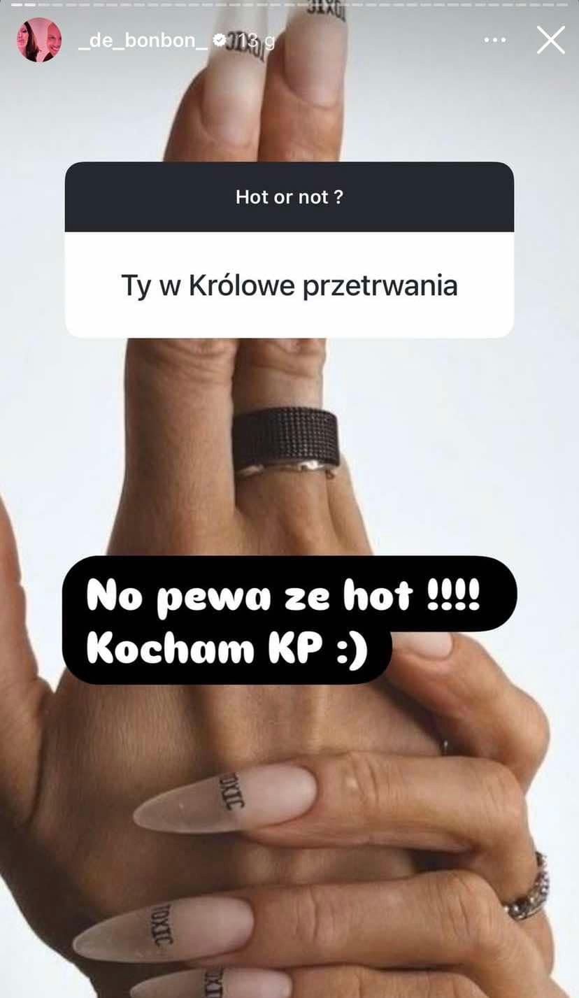 Wpis Dominiki Serowskiej na Instagramie