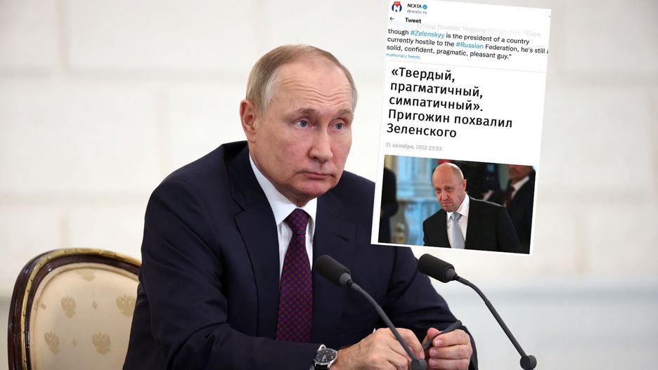 Jewgienij Prigożyn nazwał prezydenta Ukrainy Wołodymyra Zełenskiego "miłym facetem"