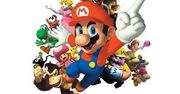 Wykres z wszystkimi grami z Mario