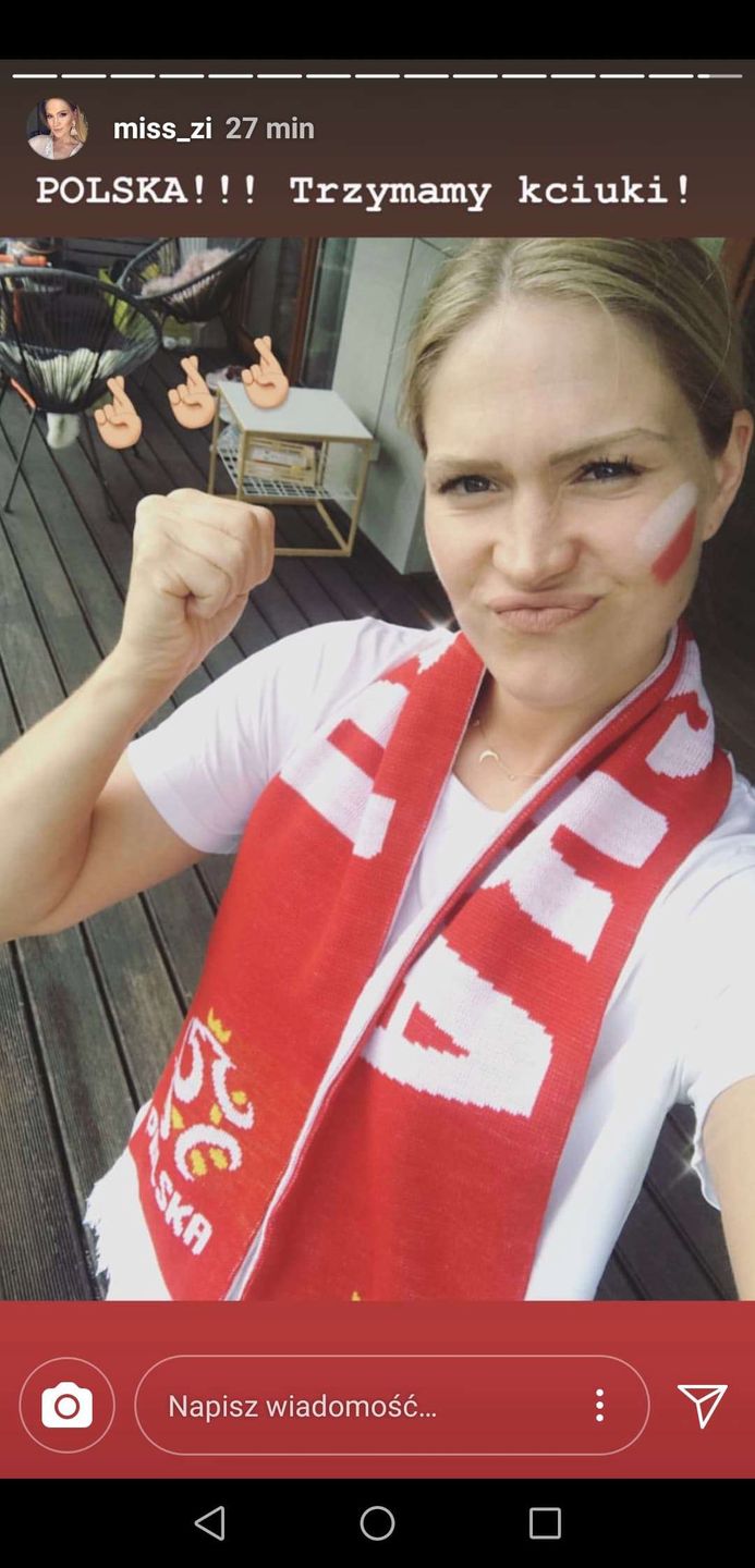 Zofia Ślotała – mecz Polska-Kolumbia