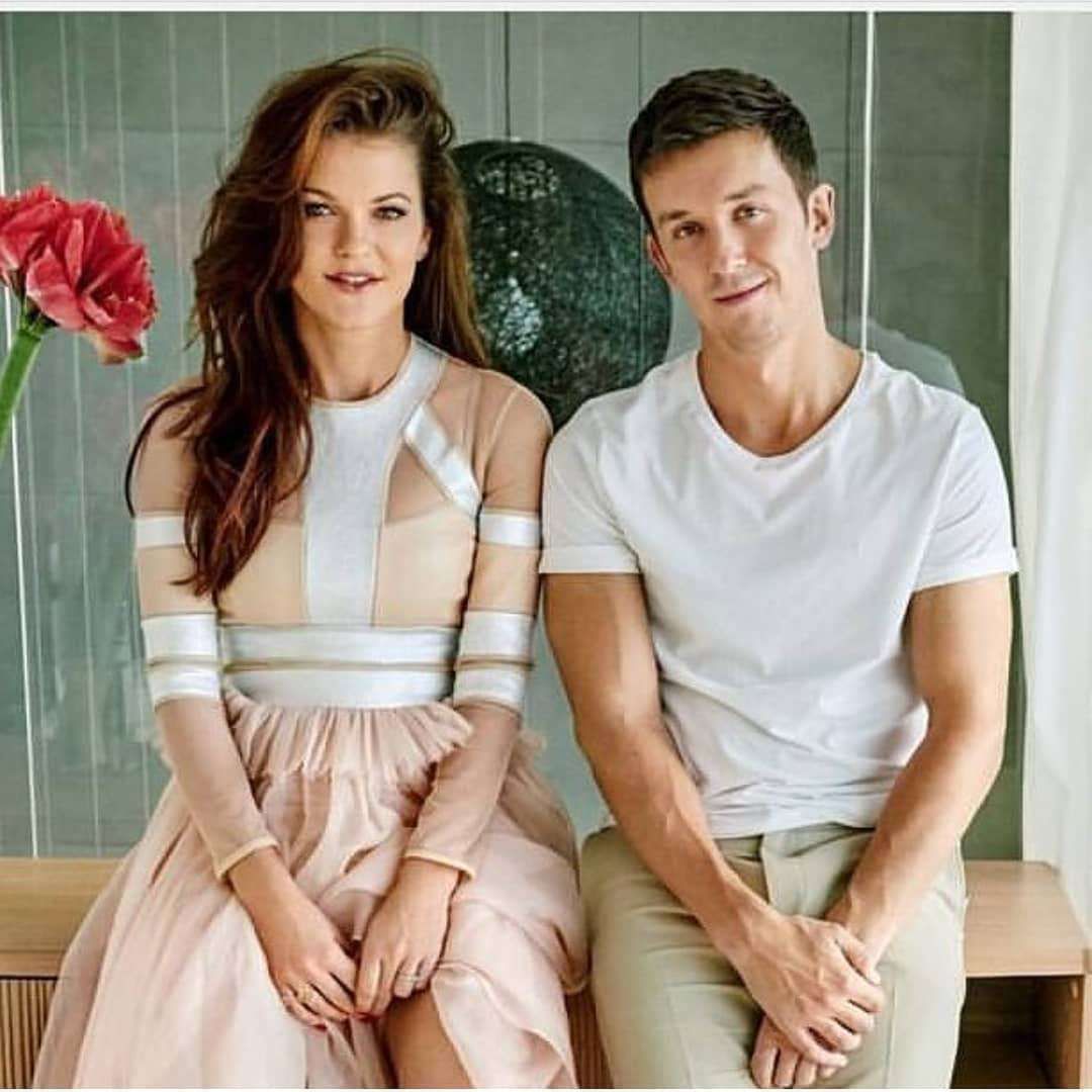 Agnieszka Radwańska i Dawid Celt - pierwsza rocznica ślubu