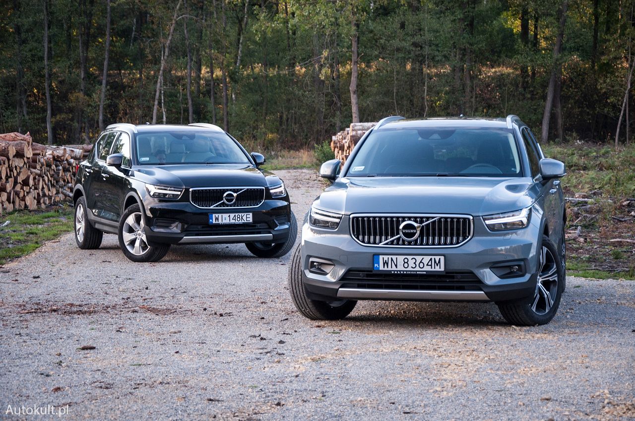 Volvo XC40 T3 (2020) vs Volvo XC40 T5 Recharge (2020) (fot. Mateusz Żuchowski)