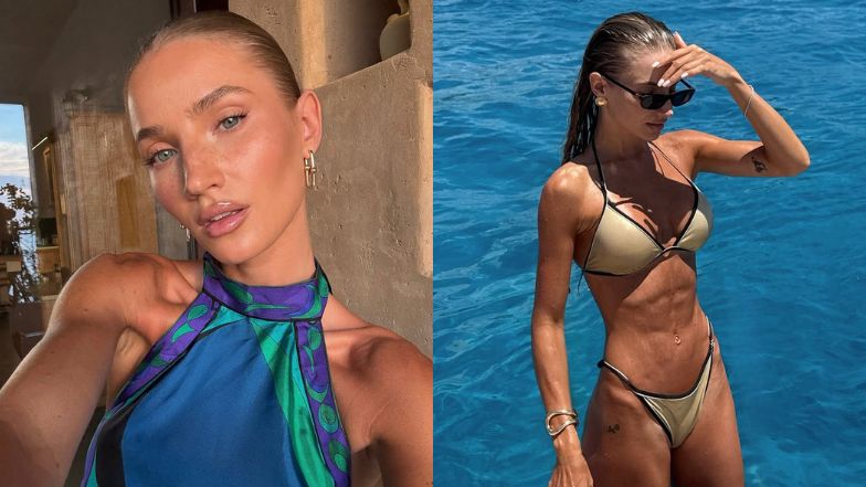 Agata Sieramska pręży sześciopak na fotkach z wakacji. Petarda?