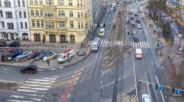 Wrocław. Skrzyżowanie ul. Dubois i Drobnera do zmiany. Zmieni się nie do poznania